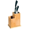 Kesper Messerblock mit Behälter 58025,  Maße (H x B x L): 24 x 12, 7 x 18, 5 cm