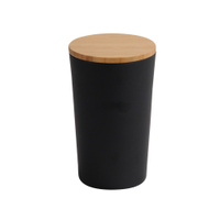 Kesper Müslibecher to go,  moderne Vorratsdose 92525,  Maße: ø 11, 5 cm,  Höhe: 18, 7 cm,  schwarz