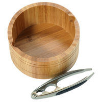 Kesper Nussschale mit Knacker Set,  2-teilig 62822,  1 Set,  Maße (H x B x L): 16 x 4, 5 x 2 cm