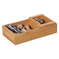Kesper Nussschale mit Knacker Set,  2-teilig 62830,  1 Set,  Maße (H x B x L): 7, 5 x 16 x 30 cm