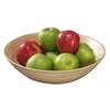 Kesper Obst- und Gebäckschale Bambus 63030,  Maße (H x B x T): 9 x 30 x 30 cm,  hell