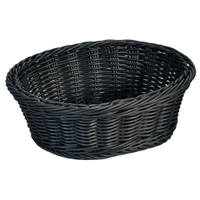 Kesper Obstkorb aus Vollkunststoffgeflecht,  oval 19807,  1 Korb,  Maße (B x L x H): 20, 5 x 25 x 8, 5 cm