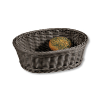 Kesper Obstkorb aus Vollkunststoffgeflecht,  spülmaschinentauglich 19826,  1 Korb,  Maße (B x L x H): 23 x 29, 5 x 9, 5 cm