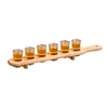Kesper Schnapsglasträger,  7-teilig 68281,  1 Set = 1 Schnapsglasträger inkl. 6 Gläser