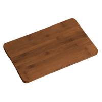 Kesper Schneidebrett dunkler Bambus,  messerschonend 59390,  1 Schneidebrett,  Maße (B x L x H): 26 x 43 x 2 cm