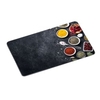 Kesper Schneideplatte Glas,  28, 5 x 19 cm 36362,  1 Schneideplatte,  Motiv: Spices