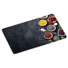 Kesper Schneideplatte Glas,  38 x 28, 5 cm 36462,  1 Schneideplatte,  Motiv: Spices