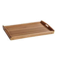 Kesper Serviertablett Akazie,  verstellbare Beine 28020,  1 Serviertablett,  Maße (B x L): 55 x 35 cm