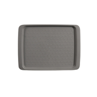 Kesper Serviertablett,  grau 77227,  Maße (B x L x H): 35 x 26 x 2 cm