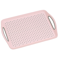 Kesper Serviertablett,  rutschfest 77205,  Farbe: rose