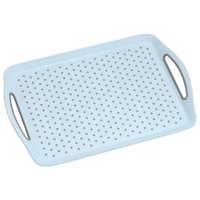 Kesper Serviertablett,  rutschfest 77206,  Farbe: blau