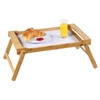 Kesper Tablett mit Klappfüßen,  weiße Platte 77605,  Maße (H x B x T): 22 x 59 x 31 mm