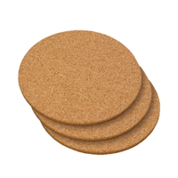 Kesper Untersetzer aus Kork,  26 cm Durchmesser 62759,  1 Packung = 3 Untersetzer