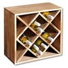 Kesper Weinregal aus Paulowniaholz,  für 20 Flaschen 69245,  1 Weinregal,  Farbe: natur