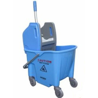 KIM Kunststofffahreimer mit Presse,  25 Liter KLT25BL,  1 Set,  blau