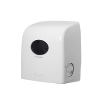Kimberly-Clark Aquarius Handtuchrollenspender Slimroll,  weiß 6953,  Maße (B x L x H): 31, 8 x 34, 3 x 19, 1 cm