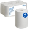 Kimberly-Clark Handtuchrolle SCOTT Slimroll,  weiß,  20 cm x 165 m 6657,  1 Paket = 6 Rollen à 165 m