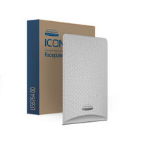 Kimberly-Clark Professional ICON Blende Motiv SILBERNES MOSAIK 58764,  1 Blende für Hautpflege Spender Seife und Desinfektion