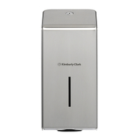 Kimberly-Clark Professional™ Toiletten-Einzelblattspender 8972,  Material: rostfreies Edelstahl