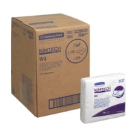 KIMTECH PURE* W4 Wischtücher 7646,  1 Karton = 5 Päckchen à 100 Tücher = 500 Tücher