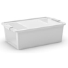 KIS Bi Box Allzweckbox M,  26 Liter 8453000043201,  Farbe: Weiß / Transparent