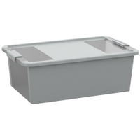 KIS Bi Box Allzweckbox M,  26 Liter 8453000059401,  Farbe: Street-Grau / Transparent