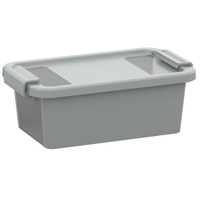 KIS Bi Box Allzweckbox XS 8451000059401,  Farbe: Street-Grau / Transparent