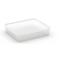 KIS C Aufbewahrungsbox,  transparent 8390000020201,  Maße (H x B x T): 9 x 34 x 40 cm