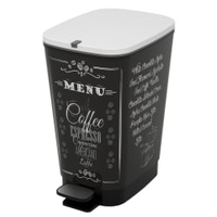 KIS CHIC Bin Abfallbehälter 8071800 1785 01,  Farbe: Coffee Menu