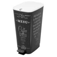 KIS CHIC Bin Abfallbehälter 8071900 1790 01,  Farbe: Coffee Menu