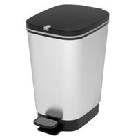 KIS CHIC Bin S Abfallbehälter,  10 Liter 8071700178001,  Farbe: Steel