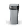KIS DUAL SWING Mülleimer,  25 Liter 8076000030712,  Farbe: grau / anthrazit
