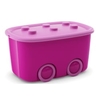 KIS Funny Box Spielzeugkiste,  46 Liter 8630000.0287.04,  Farbe: Lila / Rosa