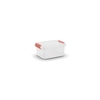 KIS K LATCH Aufbewahrungskiste,  14 Liter 8560000071901,  Farbe: transparent / orange