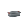 KIS K LATCH Aufbewahrungskiste,  28 Liter 8561000072001,  Farbe: rauchgrau-transluzent / orange