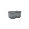 KIS K LATCH Aufbewahrungskiste,  43 Liter 8563000072001,  Farbe: rauchgrau-transluzent / orange