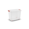 KIS K LATCH Aufbewahrungskiste,  69 Liter 8566000071901,  Farbe: transparent / orange