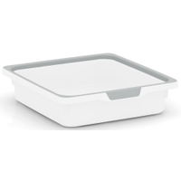 KIS KisKreo Aufbewahrungsbox 8426200 0657 01,  Farbe: Weiß / Grau