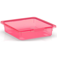 KIS KisKreo Aufbewahrungsbox 8426200 0659 01,  Farbe: Fuchsia-transluzent / Pink