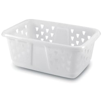 KIS Laundry Basket Classic Wäschekorb,  42, 5 Liter 6701000.0204.01,  Farbe: Weiß