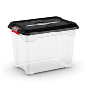 KIS Moover Box S Mehrzweckbehälter 8461000.0271.02,  Farbe: Schwarz- Transparent