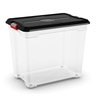KIS Moover Box XXL Mehrzweckbehälter 8465000.0271.02,  Farbe: Schwarz - Transparent