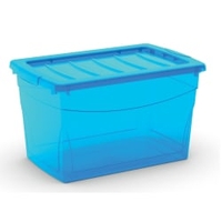KIS Omni Aufbewahrungsbox M in verschiedenen Farben,  30 Liter 8610000018803,  Farbe: Blau - transluzent
