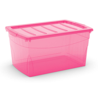 KIS Omni Box L,  50 Liter 8611000.0656.06,  Farbe: Fuchsia - transluzent