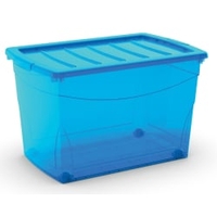 KIS Omni Box XL,  60 Liter 8612000.0188.11,  Farbe: Blau - transluzent