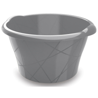 KIS Round Bowl Schüssel S,  10 Liter 8706000 0084 01,  Farbe: Silber