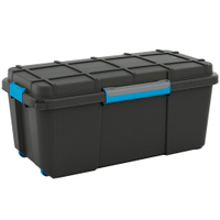 KIS Scuba Box L,  80 Liter 8431000152103,  Farbe: schwarz/blau