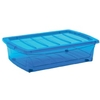 KIS Spinning Box Unterbettbox M,  30 Liter 8631000.0188.04,  Farbe: blau-transluzent