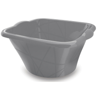 KIS Square Bowl Schüssel S,  10 Liter 8720000 0084 01,  Farbe: Silber
