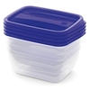KIS VEDO Frischhaltedosen-Set 6069600 0378 01,  1 Set = 4 x 750 ml